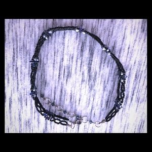 Set of 2 beaded chokers